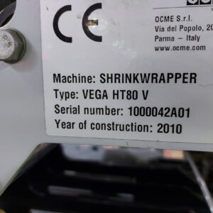 Ocme Vega Shrinkwrapper