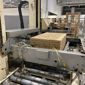 Kettner Palletizer Press Uni with Capacity: 32-34 cartons / minute