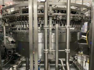 Rebuilt KHS 94 Valve Can Filler with Angelus 120L Seamer