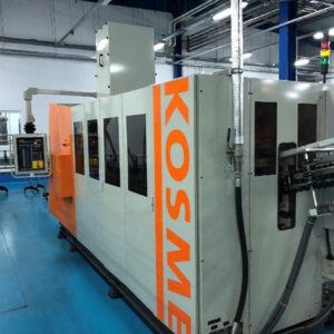 Used Filling Line for Non-Returnable 5L PET bottles Kosme, Enoberg, SMIPACK, Fanuc with Capacity of 2,000 BHR
