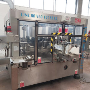 Used Bottling Line OCME for Oil, Shampoo, Tonic Milk and Emulsions with Capacity of 10,000 BPH