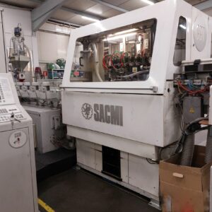 SACMI INJECTION MOLDING MACHINE FOR PLASTIC CLOSURES 30/25 for Water and Still Drinks