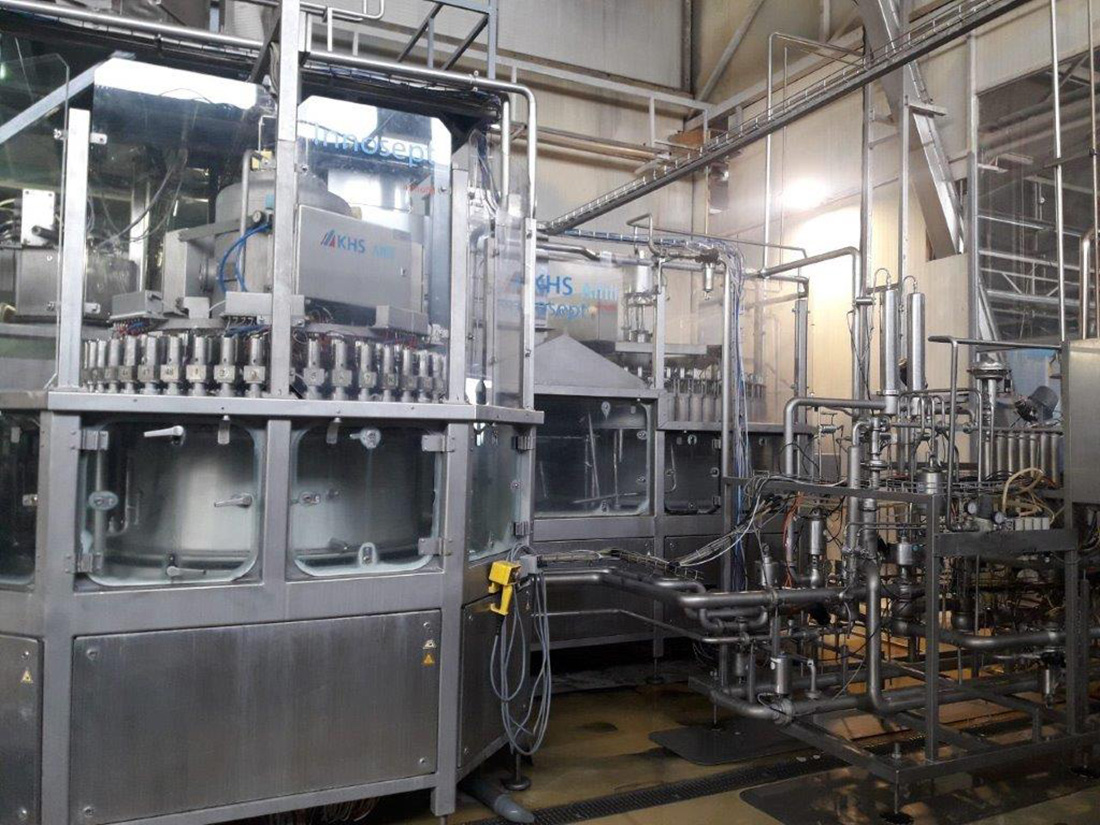 Cold aseptic filler KHS Alfill