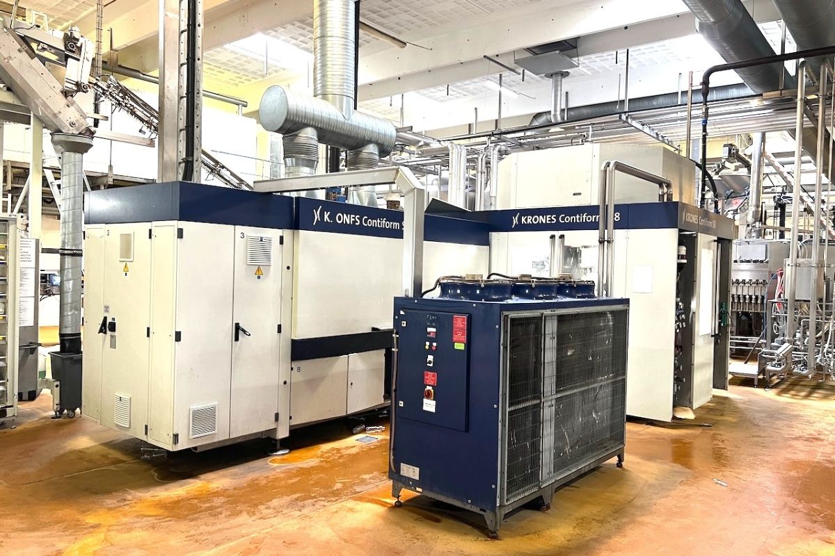 Complete Used KRONES PET LINE for Carbonated Soft Drinks