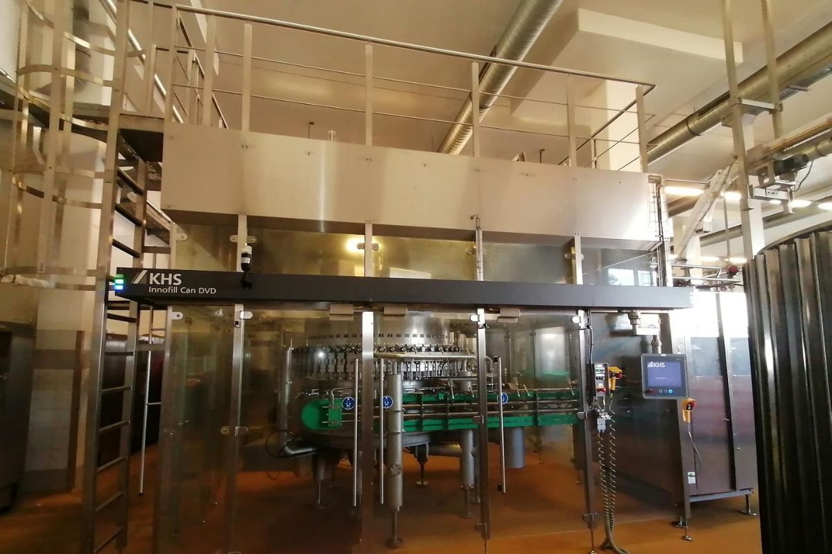 KHS/Ferrum Can Filling Line with Capacity of 25,000 CPH as per 500 ml