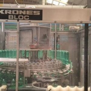 Used KRONES VP 1070-113 SV Monobloc for PET and Glass Bottles for Water and Carbonated Soft Drinks