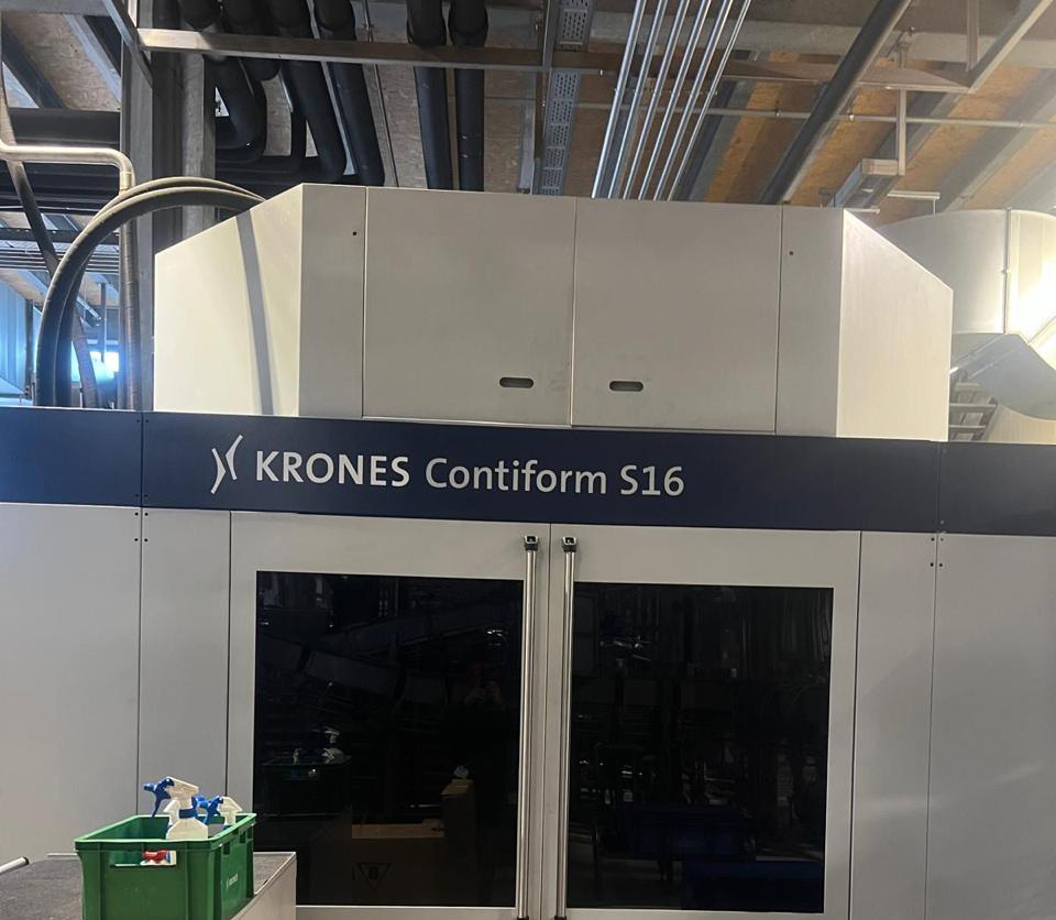 COMPLETE KRONES PET BOTTLES ASEPTIC FILLING LINE FOR FRUIT JUICE BEVERAGES AND SPRITZERS