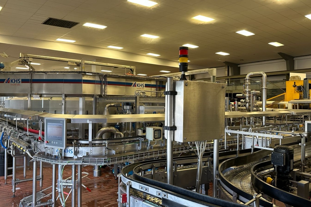 KHS Glass Bottle Filler YOM 2014 Capacity of 60,000 BPH